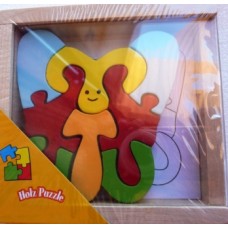 Wooden Block Puzzle in Box - Butterfly Wooden Block Puzzle in Box - Butterfly
